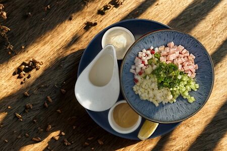 Окрошка с мортаделлой