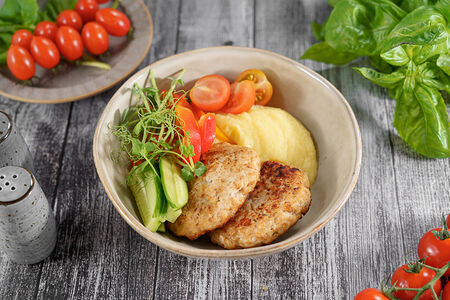 Котлеты с карт пюре