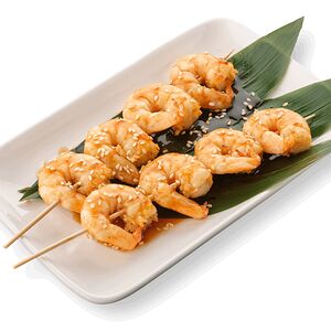 Креветки Якитори