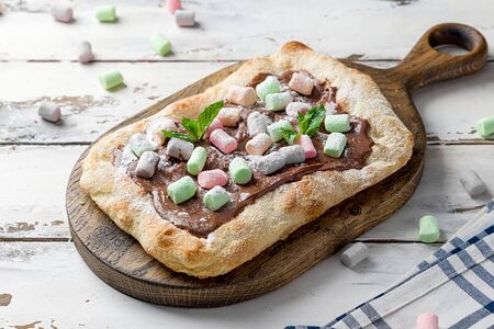 Детская пицца с Нутеллой