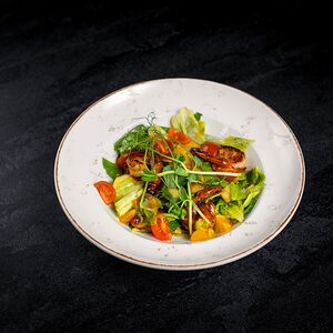 Салат фруктовый с креветкой