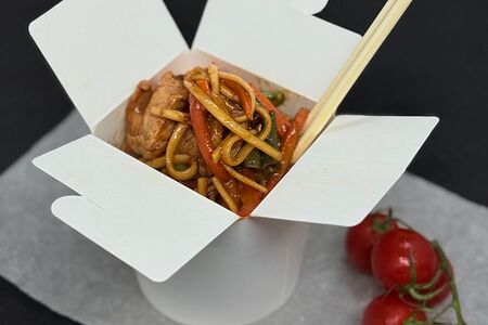 Удон с курицей