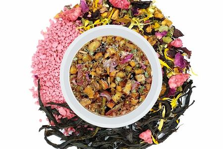 Иван-чай с малиной и травами