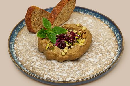 Паштет из печени цыплёнка с вишневым соусом