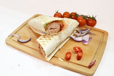 Люля-Кебаб в лаваше куриный
