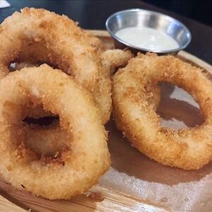 Кольца кальмара в пивном кляре