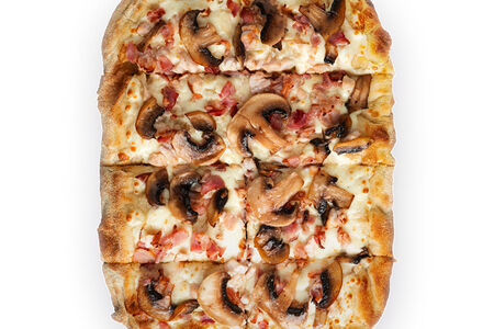 Римская бекон и грибы