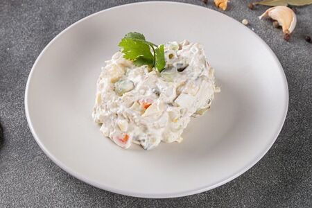 Оливье с курицей