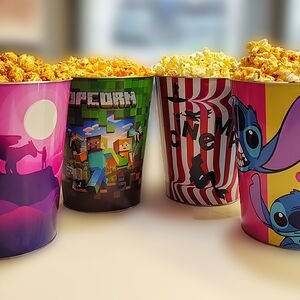 Попкорн сырный в жестяном ведре