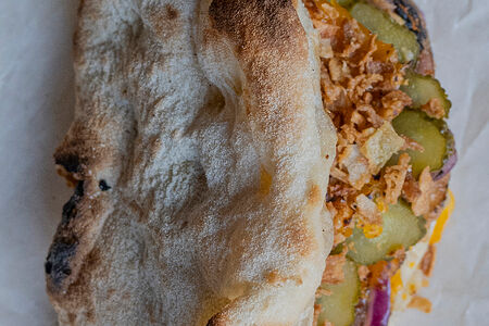 Римбургер с корнишонами