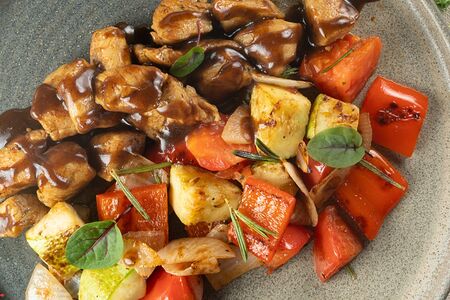 Индейка под соусом порто 