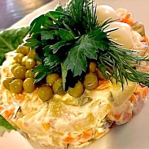 Ганс салат- любимый оливье на национальный манер