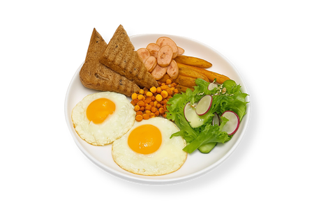 Хабаровский завтрак с картофелем