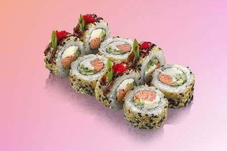 Самурай с лососем