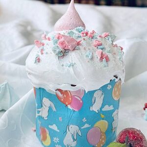 Кулич творожный с цукатами маленький 