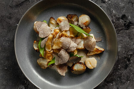 Гребешок с топинамбуром 