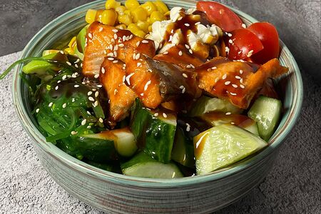 Поке с лососем