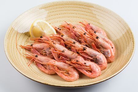 Креветки отварные