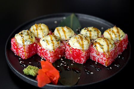 Запеченный с курицей