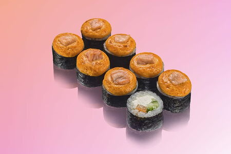 Запечённый Острый с лососем