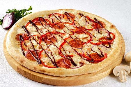 Барбекю пицца