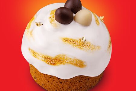 Пасхальный кулич большой веган