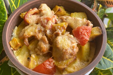 Горшочек Курочка под шубой