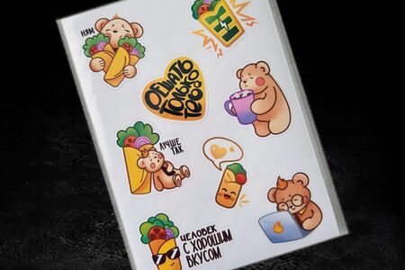 Наклейки фирменные