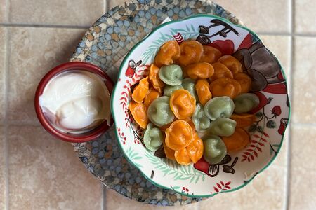 Пельмешки со сметаной 