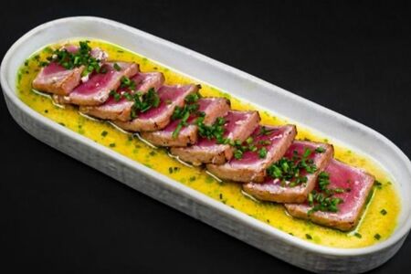 Тунец на гриле