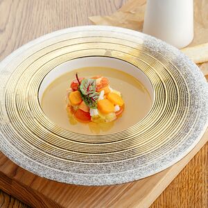Уха царская с черной икрой