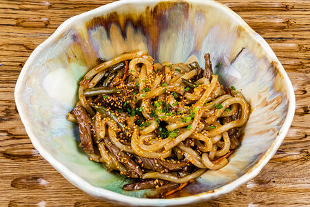 Удон с телятиной