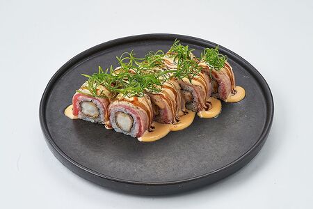 Ролл с тунцом и креветкой