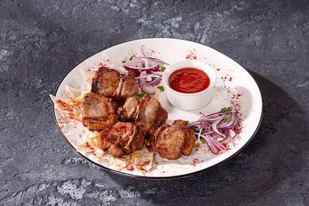 Шашлык из почечной части ягненка