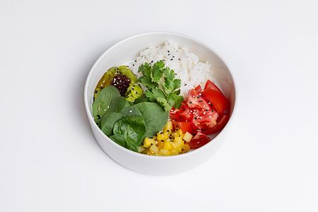 Поке с манго и авокадо, варенье из перца