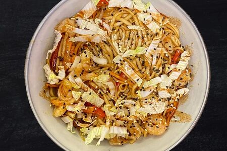 Удон с креветкой