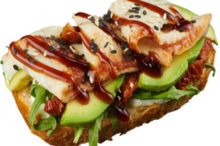 Брускетта с угрем