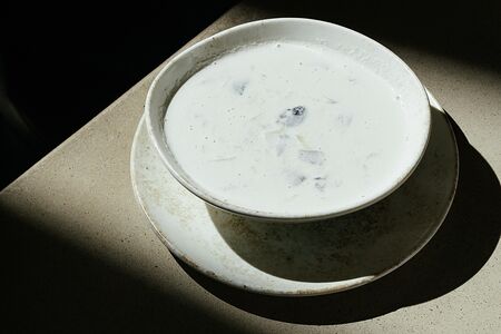 Сливочный суп с креветками