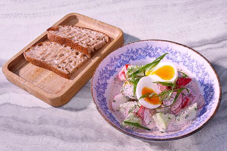 Домашний овощной салат