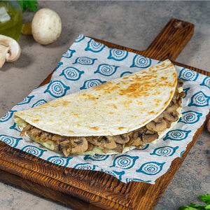 Кутаб с картофелем и грибами