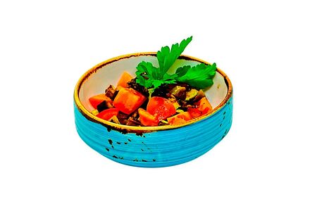 Салат из печеных овощей