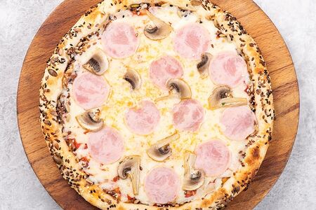 Пицца Ветчина-грибы 25см с семечками