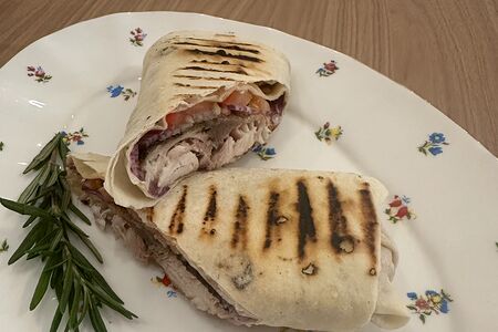 Скумбрия в лаваше