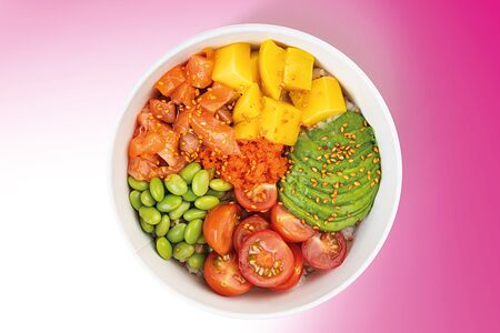 Боул с лососем