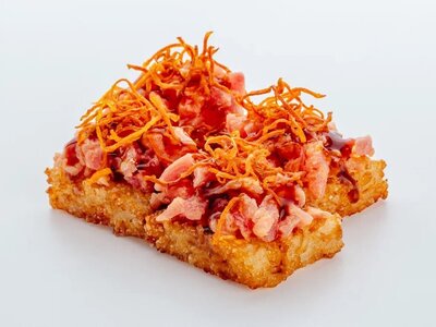 Якимэси с тунцом и пряной морковью