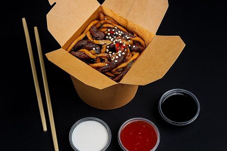 Да! Ёж! Вок! (с говядиной)