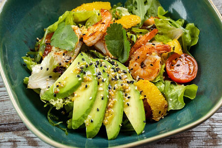 Салат с морепродуктами