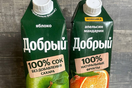 Сок Добрый яблочный