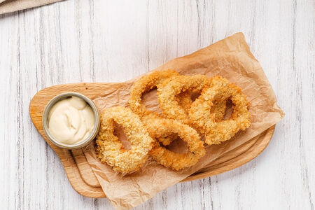 Кольца кальмара в кранч панировке