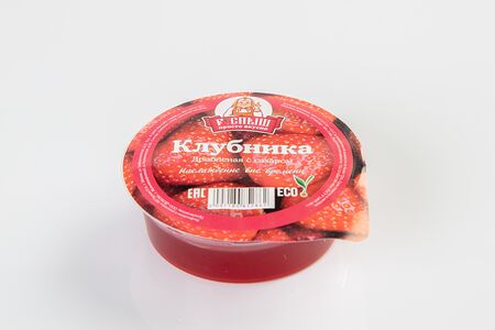 Клубника протертая с сахаром